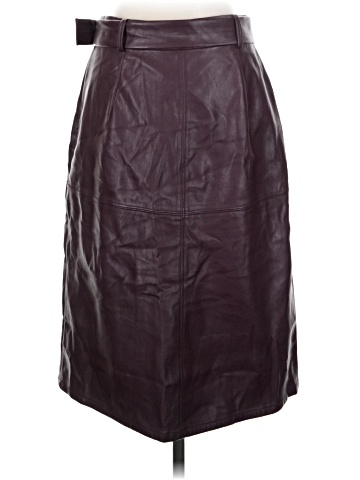 Ann Taylor Factory Faux Leather Skirt (view 2)
