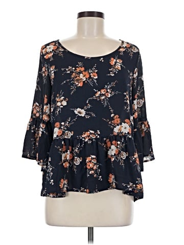 Sienna Sky 3/4 Sleeve Blouse (view 1)
