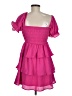 Francesca's 100% Polyester Pink Cocktail Dress Size M - photo 2