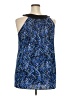 Double Take Blue Sleeveless Blouse Size 3X - photo 2