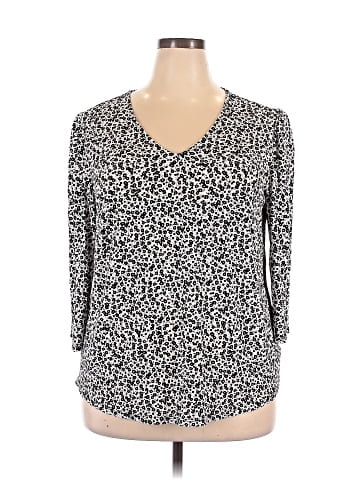 Adrianna Papell Long Sleeve Blouse (view 1)