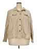 Tahari Solid Tan Jacket Size 3X - photo 1