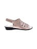 Sesto Meucci 100% Leather Solid Silver Sandals Size 5 - photo 1