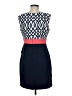 Connected Apparel Argyle Blue Cocktail Dress Size 8 (petite) - photo 2