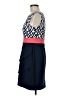 Connected Apparel Argyle Blue Cocktail Dress Size 8 (petite) - photo 5