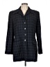 Linda Allard Ellen Tracy Plaid Gray Blazer Size 12 - photo 1