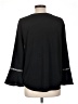 Ann Taylor 100% Polyester Black Long Sleeve Blouse Size L - photo 2