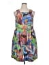 Anthropologie Tropical Blue Casual Dress Size 1X - photo 1