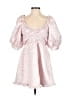 Buddy Love 100% Polyester Animal Print Solid Pink Cocktail Dress Size S - photo 1