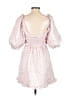 Buddy Love 100% Polyester Animal Print Solid Pink Cocktail Dress Size S - photo 2