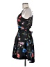 B. Smart 100% Polyester Floral Black Cocktail Dress Size 9 - photo 5