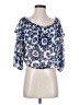 Veronica M. Blue 3/4 Sleeve Blouse Size XS - photo 1