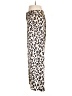 Ann Taylor 100% Polyester Animal Print Gold Fleece Pants Size 6 (petite) - photo 5