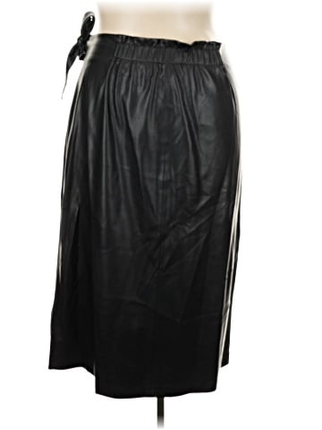MNG Faux Leather Skirt (view 2)