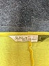 Chalet 100% Polyester Yellow Short Sleeve Blouse Size L - photo 7