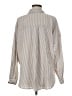 Splendid Stripes Ivory Long Sleeve Button-Down Shirt Size M - photo 2