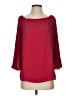 Versona 100% Polyester Burgundy 3/4 Sleeve Blouse Size XS - photo 1
