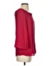 Versona 100% Polyester Burgundy 3/4 Sleeve Blouse Size XS - photo 4