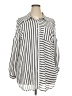 Valerie Stevens 100% Polyester Stripes Silver 3/4 Sleeve Blouse Size 3X - photo 1