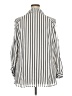Valerie Stevens 100% Polyester Stripes Silver 3/4 Sleeve Blouse Size 3X - photo 2