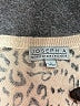 Joseph A. Animal Print Tan Cardigan Size S - photo 7