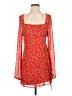 Beginning Boutique 100% Polyester Hearts Red Casual Dress Size 4 - photo 1