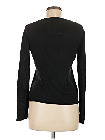 Neiman Marcus Long Sleeve Silk Top (view 2)