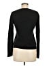 Neiman Marcus 100% Silk Black Long Sleeve Silk Top Size M - photo 2