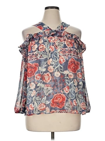 Cato 3/4 Sleeve Blouse (view 1)