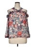 Cato 100% Polyester Blue 3/4 Sleeve Blouse Size XL - photo 1