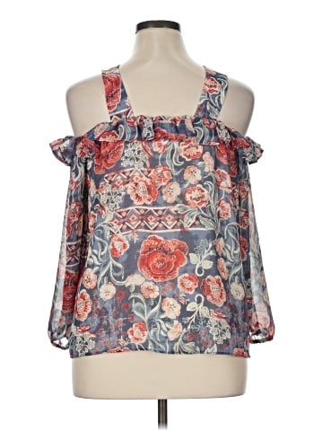 Cato 3/4 Sleeve Blouse (view 2)