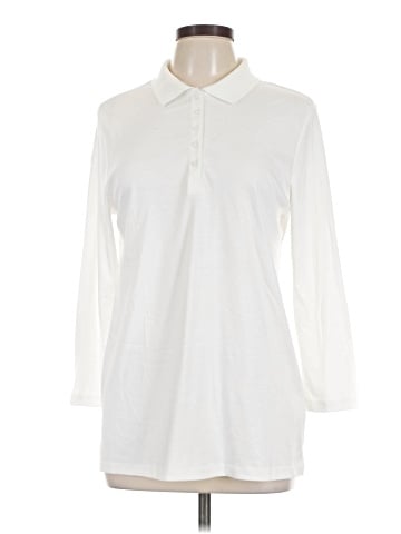 Lands' End Long Sleeve Polo (view 1)