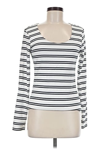 Three Dots Long Sleeve Top (view 1)