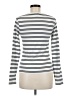 Three Dots Ivory Long Sleeve Top Size M - photo 2