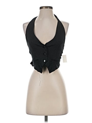 Wet Seal Sleeveless Button-Down Shirt (view 1)