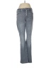 CAbi Chevron-herringbone Gray Silver Jeans Size 6 - photo 1