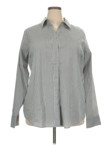 Grace Elements Long Sleeve Button-Down Shirt (view 1)