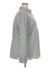 Grace Elements Stripes Gray Long Sleeve Button-Down Shirt Size 22 - photo 4