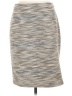 Halogen Chevron-herringbone Gray Casual Skirt Size 10 (petite) - photo 1