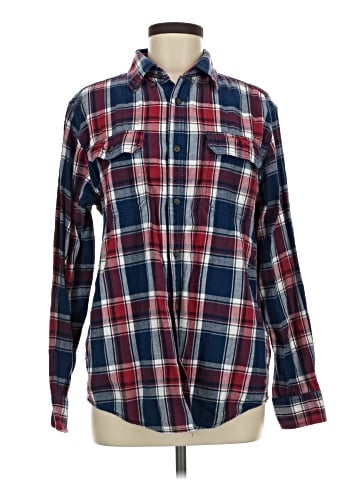 Faded Glory Long Sleeve Button-Down Shirt (view 1)