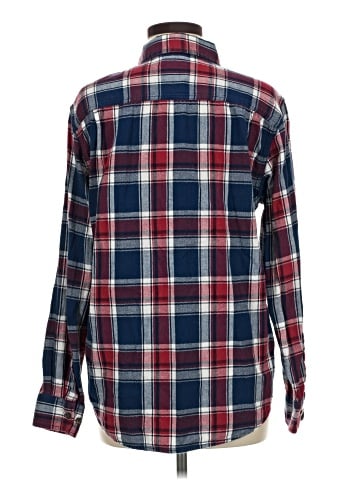 Faded Glory Long Sleeve Button-Down Shirt (view 2)