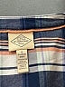 St. John's Bay 100% Cotton Plaid Blue Long Sleeve Button-Down Shirt Size S - photo 7