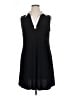 MSK Solid Black Casual Dress Size XL - photo 1
