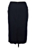 Alex Marie Solid Black Blue Formal Skirt Size 14 - photo 2