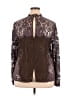 Sundance Brown Long Sleeve Blouse Size XL - photo 2