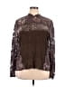 Sundance Brown Long Sleeve Blouse Size XL - photo 1