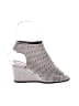 Via Spiga 100% Leather Gray Wedges Size 7 1/2 - photo 1