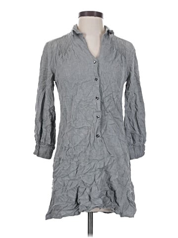 H By Halston 3/4 Sleeve Button-Down Shirt (view 1)