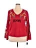 INC International Concepts Red Pullover Sweater Size 1X - photo 1