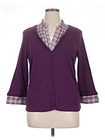 Laura Scott 3/4 Sleeve Button-Down Shirt (view 1)